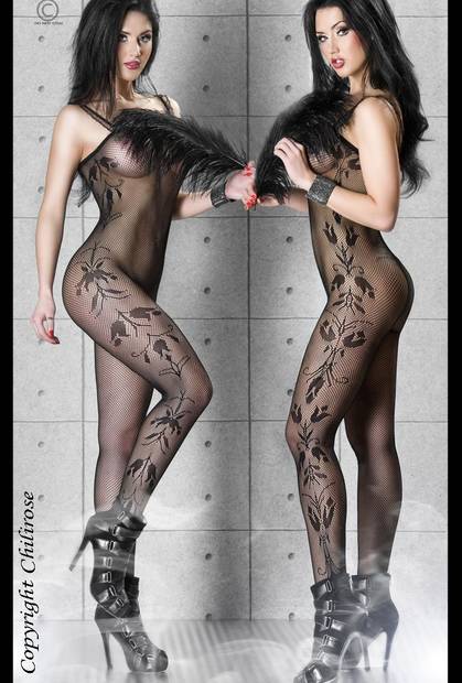 Musta Sukkabody - Eroottiset bodyt - 5902010005820 - 2