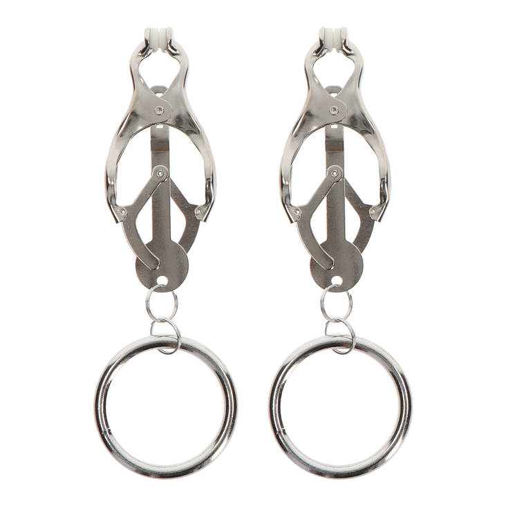 Butterfly clamps with ring - BDSM - 8713221824691 - 1