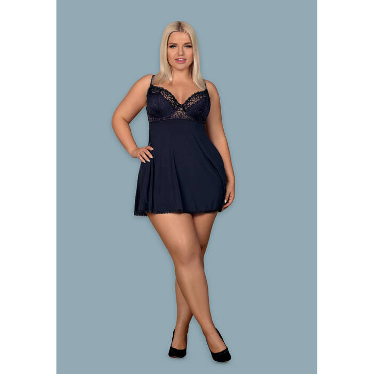 Tummansininen Drimera Babydoll - Babydoll viettelyyn - 5901688224991 - 1