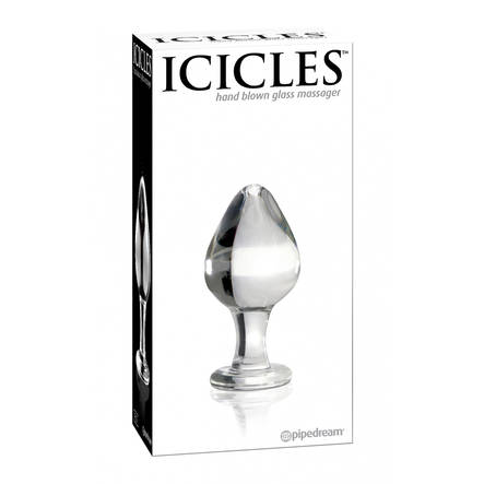 Lasinen anustappi Icicles No 25 9cm - Anustapit - 603912310542 - 2