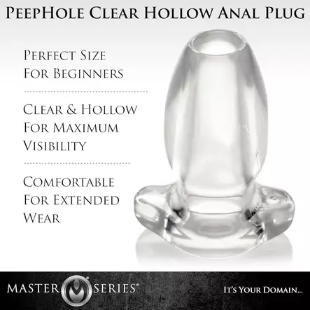 Anustappi Peephole Clear Hollow - Anustapit - 848518031044 - 2