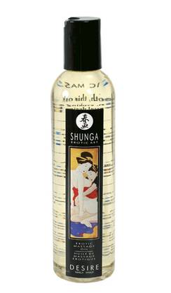 Hierontaöljy Shunga vanilja 250 ml - Hierontaöljyt - 697309010016 - 1