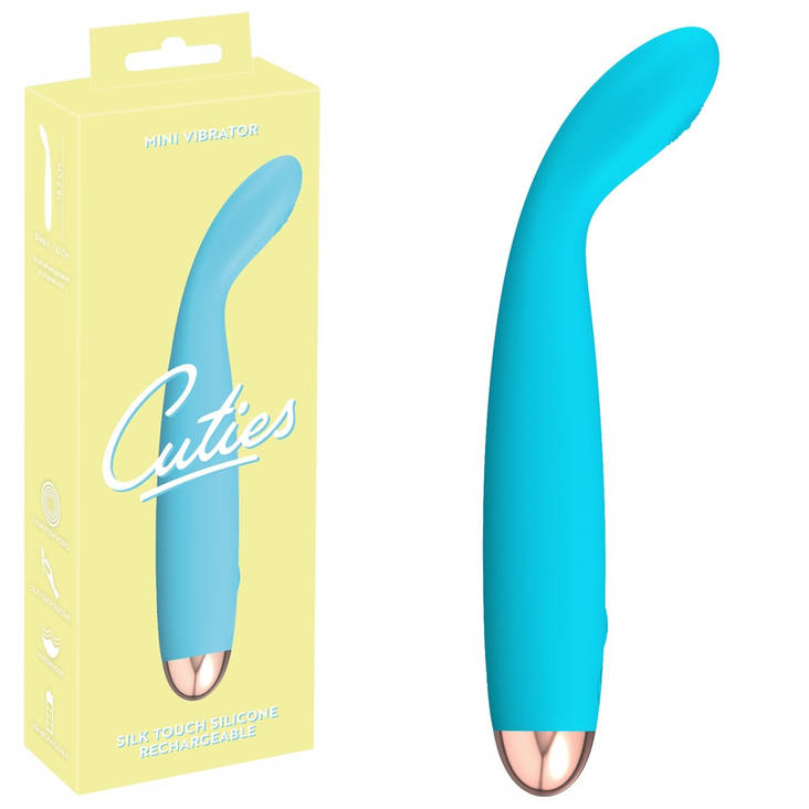 Pieni Vibraattori Cuties sininen 16cm - Pienet vibraattorit - 4024144553686 - 1