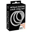 Penisrengas Silicone Cock Ring Set - Penisrenkaat - 4024144550937 - 1