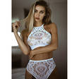 Alusasusetti valkoista pitsiä - Rohkeat yläosat ja topit - 714718542188 - 3