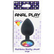 Timanttitappi Rainbow Booty Jewel 9cm - Anustapit - 8713221822758 - 2