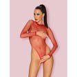 Punainen verkkobody B126 Teddy - Eroottiset bodyt - 5901688229729 - 1